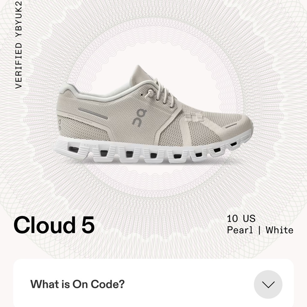 On Running Cream Sneakers